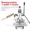 ZONESUN ZS-100C Digital Hot Foil Stamping Machine Leather Embossing Heat Pressing Machine For Wood PVC Paper Custom Logo Stamp