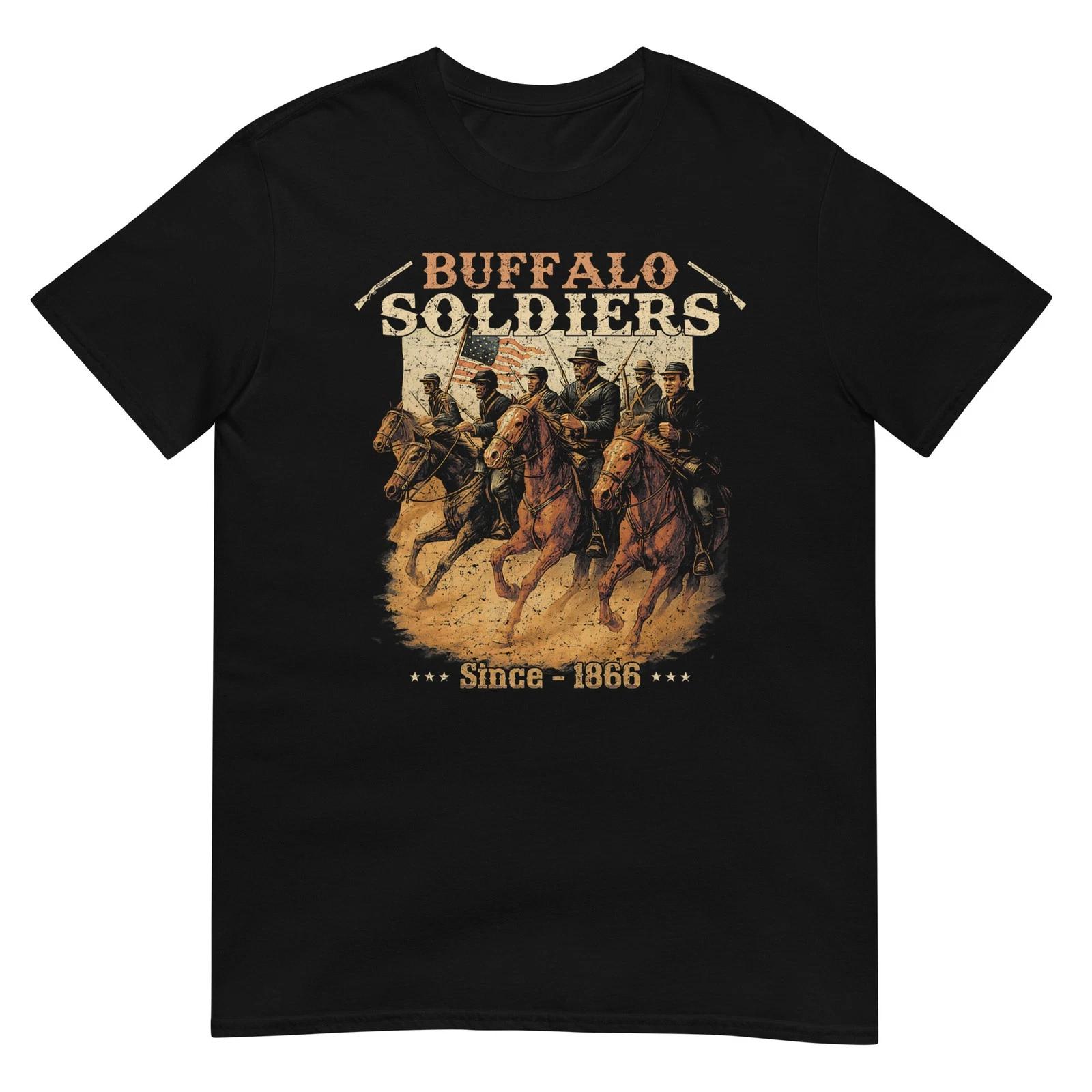 Buffalo Soldiers African American Buffalo Black Culture T-Shirt XXXXL