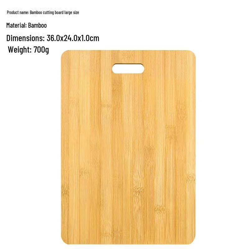 Bamboo Cutting Board: Square Kitchen Thawing Board, Travel & Camping Portable Option