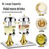 Western Style Stainless Steel Juice Dispenser – Single, Double, or Triple Head Self-Service Cold Beverage Machine