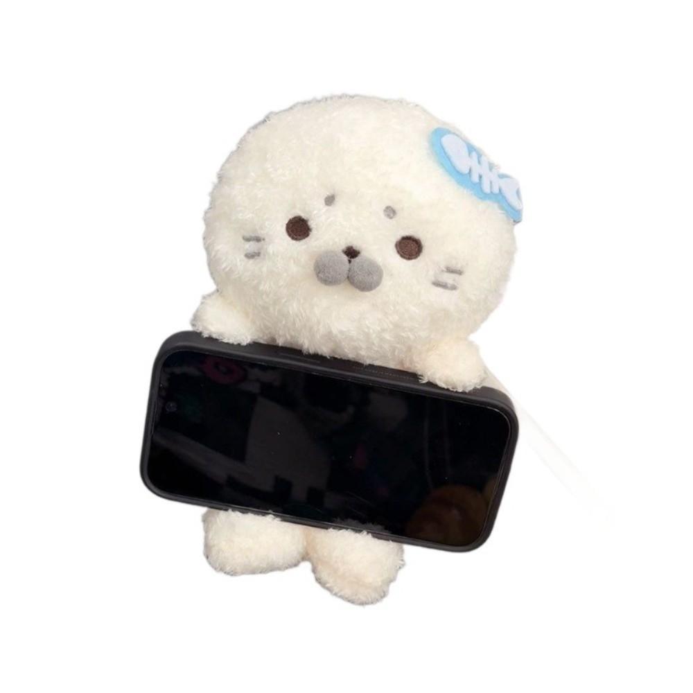 Plush Seal Plush Seal Phone Holder Folding Phone Stand Cute Phone Holder Trendy Gift