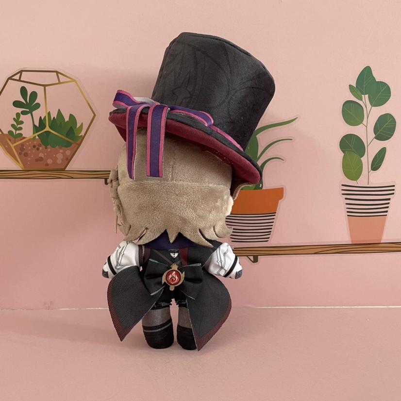 Genshin Impact Freminet Cosplay Plush Doll Toy 20cm Anime Character Cute Soft Stuffed Pillow Christmas Thanksgiving Gift