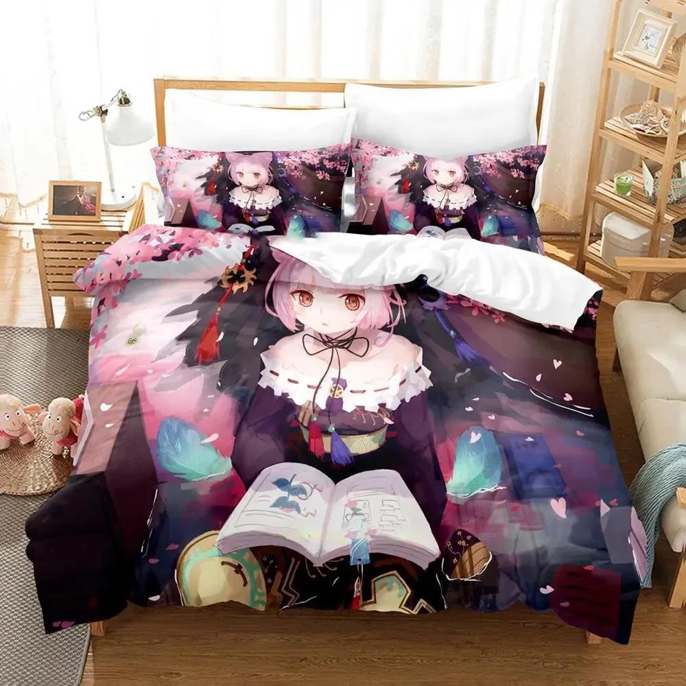 3D Print Anime Atelier Sophie Bedding Set Duvet Cover Bed Set Quilt Cover Pillowcase Comforter King Queen Size Home Textiles