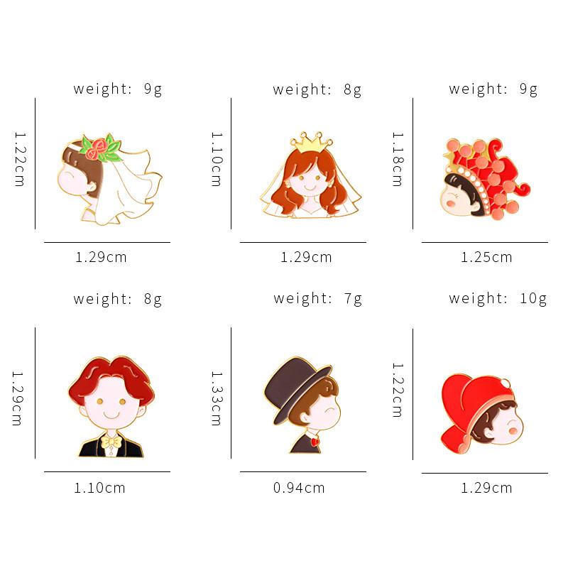 Creative Cartoon Style Brooches For Men And Women Perfect For Weddings And Parties