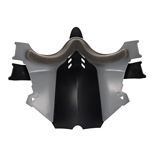 LayLax ARMOR FACE GUARD SHADOW BLACK Battle Style Polycarbonate Hard Face Mask for Airsoft