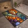 Stone Design Diatomite Bath Mat Bathroom Non-slip Shower Foot Mats Absorbent Quick Dry Toilet Rugs Carpet Doormat Washable