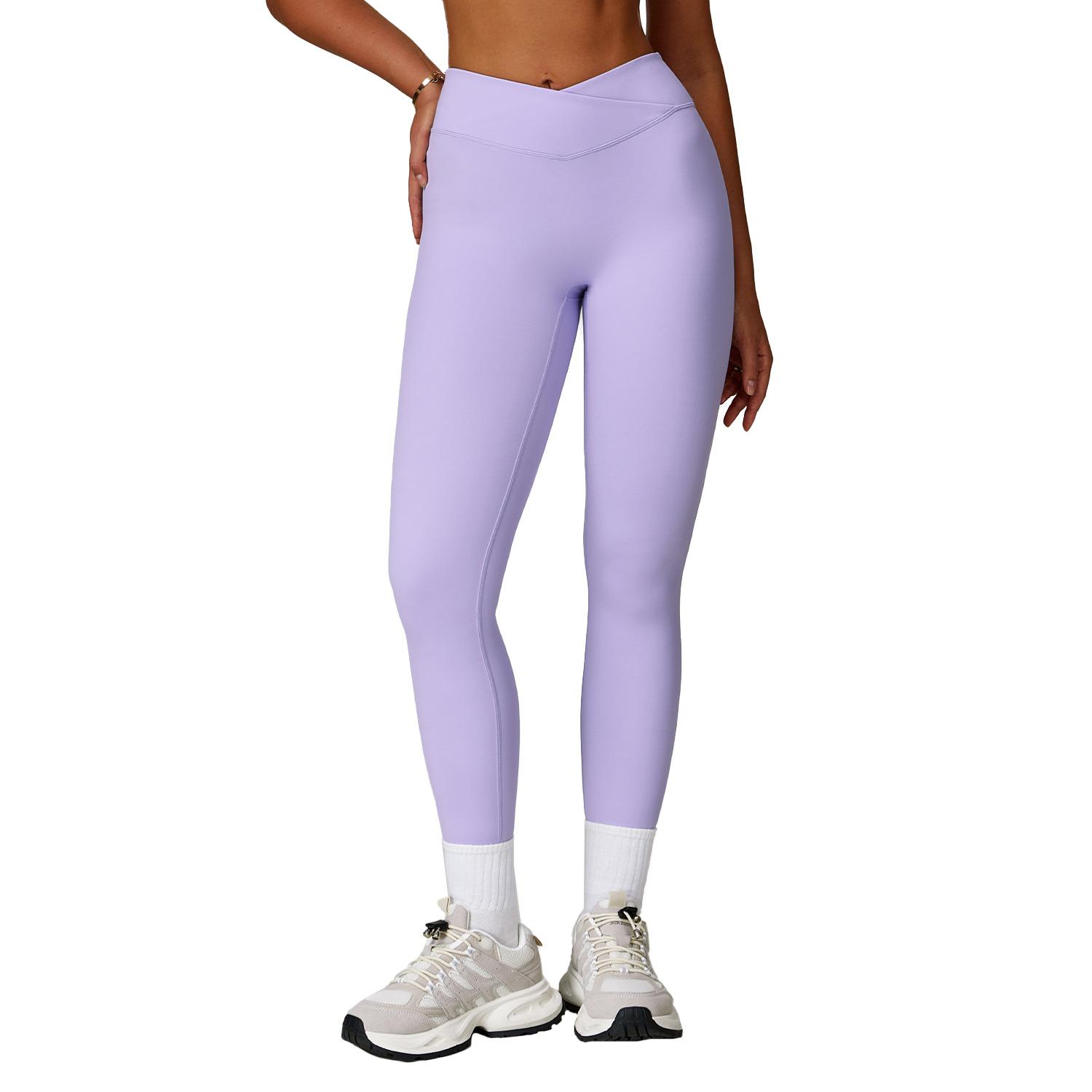

New Naked Yoga Pants Cross High Waist Tight Casual Pants Running Sports Fitness Yoga Pants Women XL