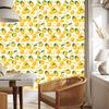 Mango Wallpaper White and Yellow for Living Room and Bedroom 50x1000