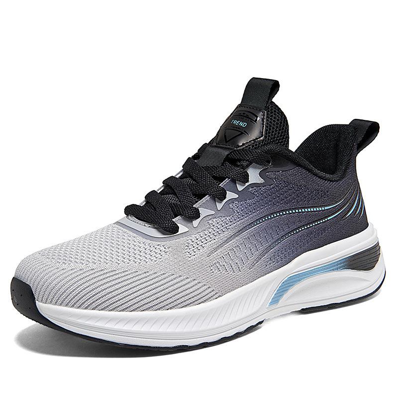 Sneakers men's new women's shoes fly-woven mesh shoes men's and women's breathable casual lightweight soft-soled running shoes