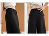 High-End Women's Suit Pants: Slimming, Thin, Narrow Spring/Summer Style, Straight-Leg with Good Drape, Comfy Loose Wide-Leg for Commute.