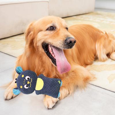 Squeaky Dog Toys for Small Dogs and Puppies Cartoon Shape Chew Toy Corn Velvet Interactive Chew Toy for Teeth Cleaning and Oral Care