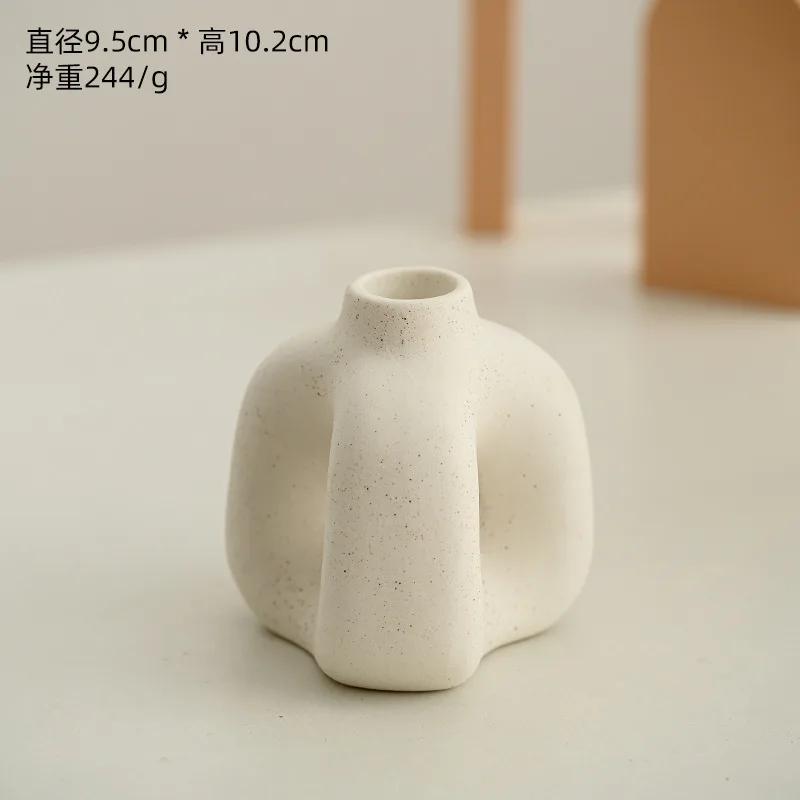 European Modern Style Creative Ceramic Candlestick Home Photography Props Decorations Romantic Decoration Homestay