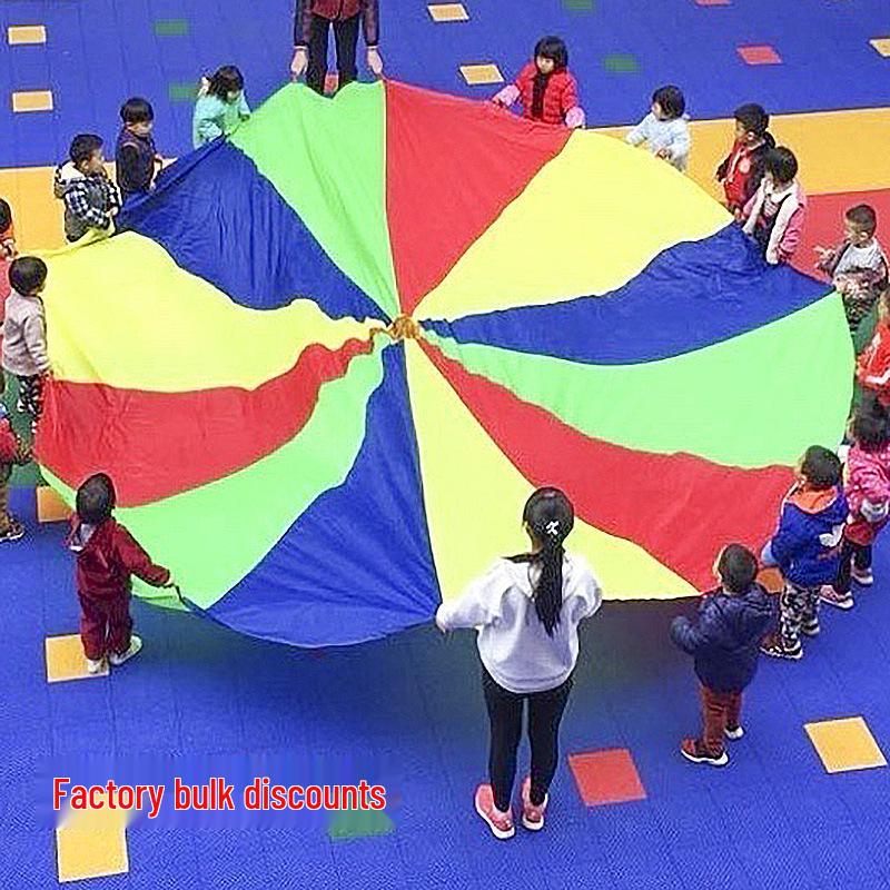 Rainbow Kindergarten Umbrella: Sensory Play Toy for Outdoor Parent-Child Activities