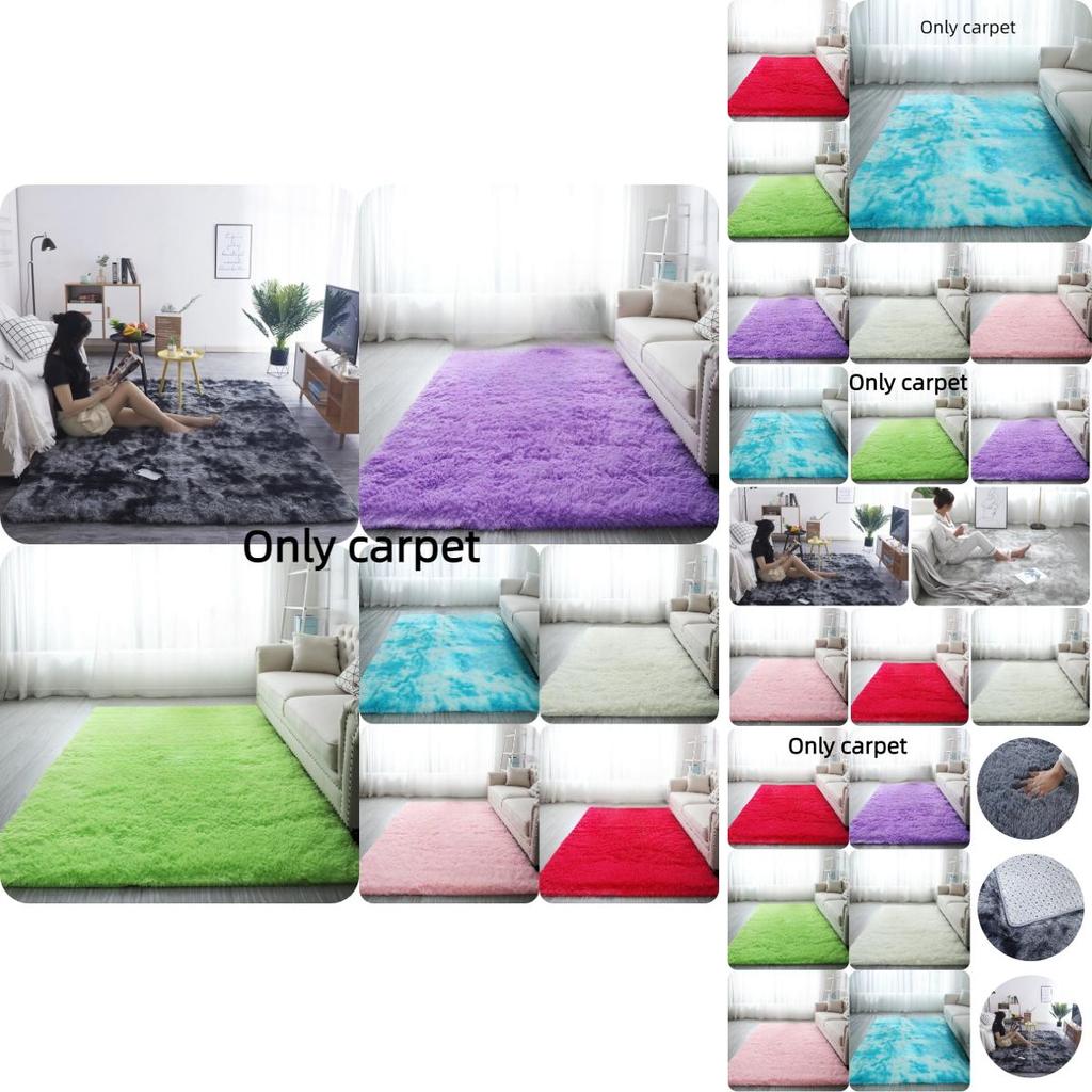 Stain-resistant Polyester Fiber Carpet For Girls' Bedroom And Living Room Decor