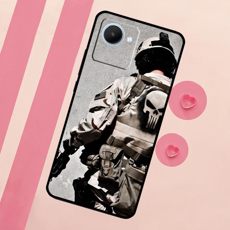 Military Army Special Forces For Realme 15 Pro 10 11 12 13 14 Pro Plus GT7 C67 C65 C63 C61 C55 C53 C51 C35 C71 C75 Case