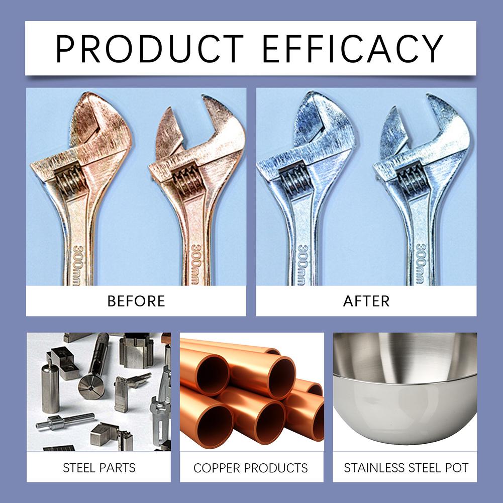 Heavy-Duty Metal Rust Remover Multi-purpose Rust Remover Rust Inhibitor Derusting Spray 120ml Powerful Metal Rust Remover Car