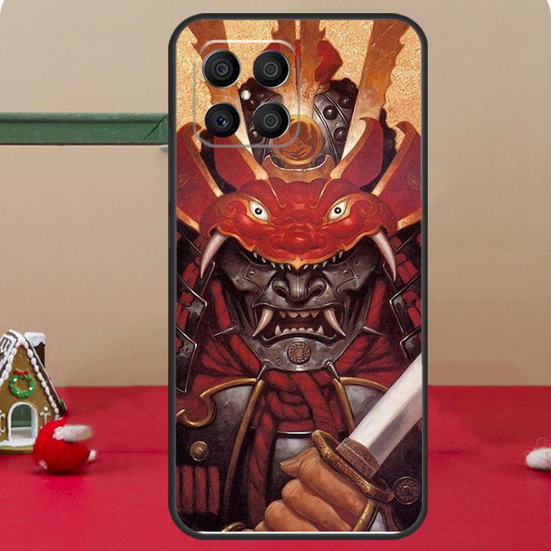 Japanese Samurai Case For Honor Magic 8 Pro 6 7 Lite Honor 400 200 50 70 X8c X8b X9a X9b X9c X9d Win RT Coque