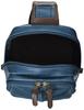 [Kiwada] Retro Body Bag with Genuine Leather [Kiwada] Made in Toyooka City, Hyogo Prefecture, the Mecca of Bags, Navy