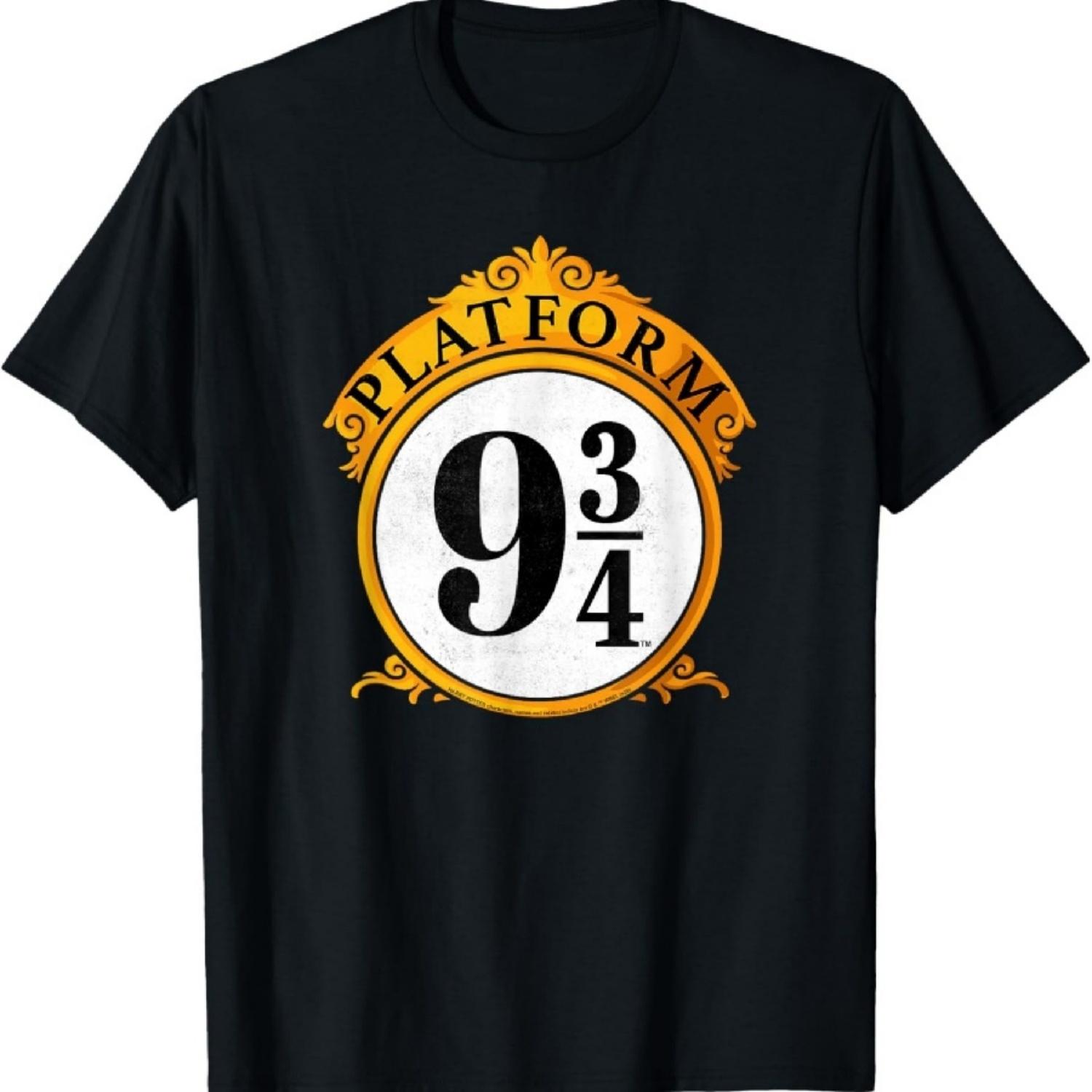 Винтажная футболка с логотипом платформы Гарри Поттера S