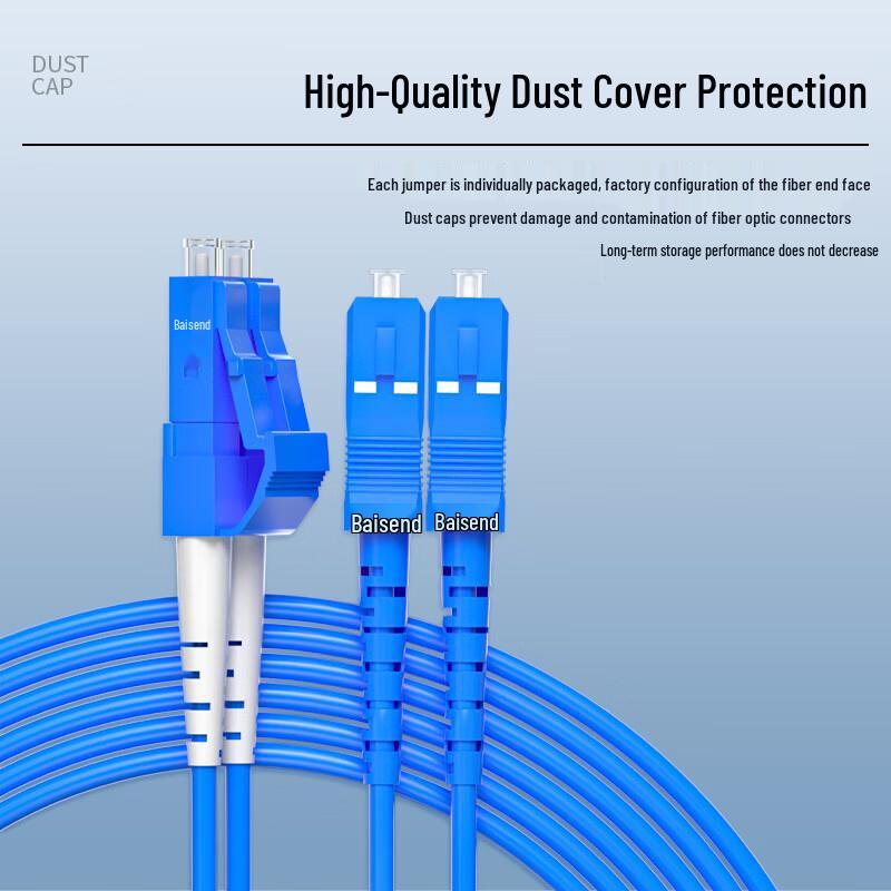 Baisenode Telecom Grade Indoor Armored Fiber Optic Patch Cable