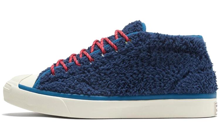 Jack Purcell Converse Mid Retro Sherpa - Navy Lemon 169790C 38.5