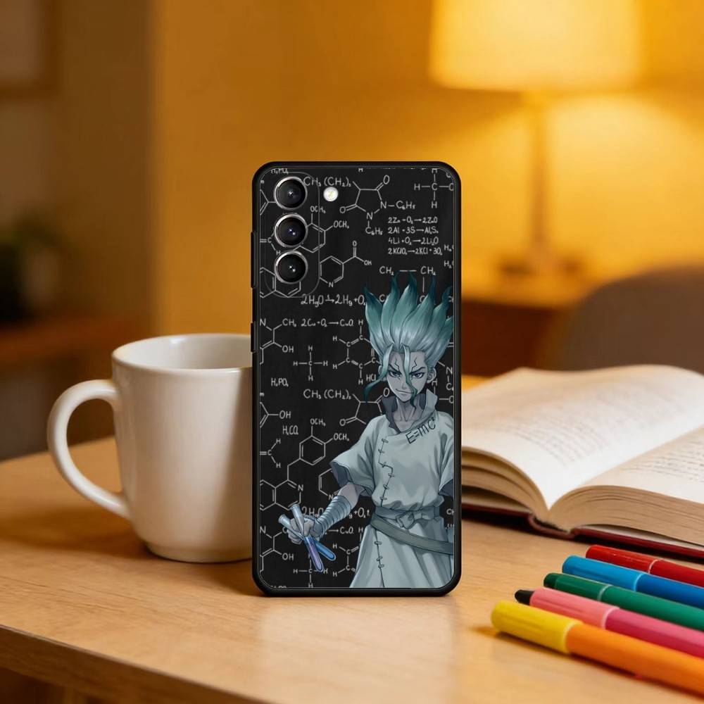 Custodia Anime D-Dr S-STONE per Samsung Galaxy S21 S25 FE S24 S23 Ultra S20 S9 S22 Plus S10 Cover in TPU