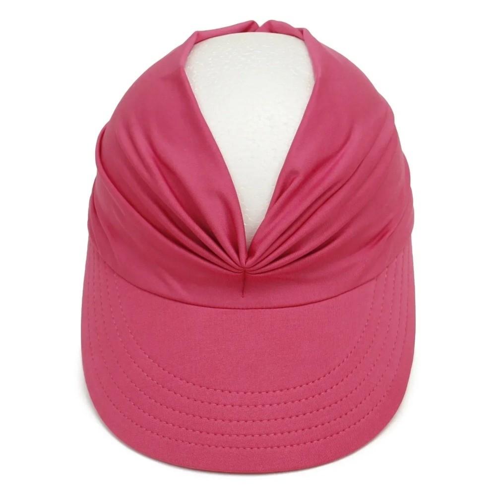 Flexible Sun-Protection Cap Wide Brim Sunscreen Hat Solid Color Outdoor Sports Hat  Outdoor Sport
