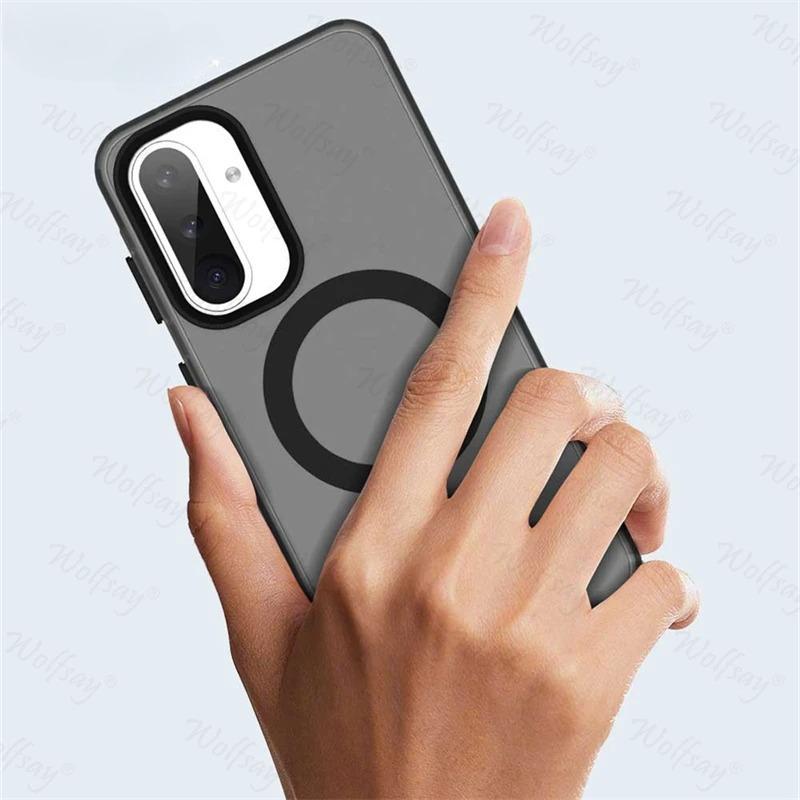 Transparent Case For Samsung Galaxy Quantum 6 Case Magnetic Adsorption Wireless Charge Cover For Samsung Galaxy Quantum 6 Case