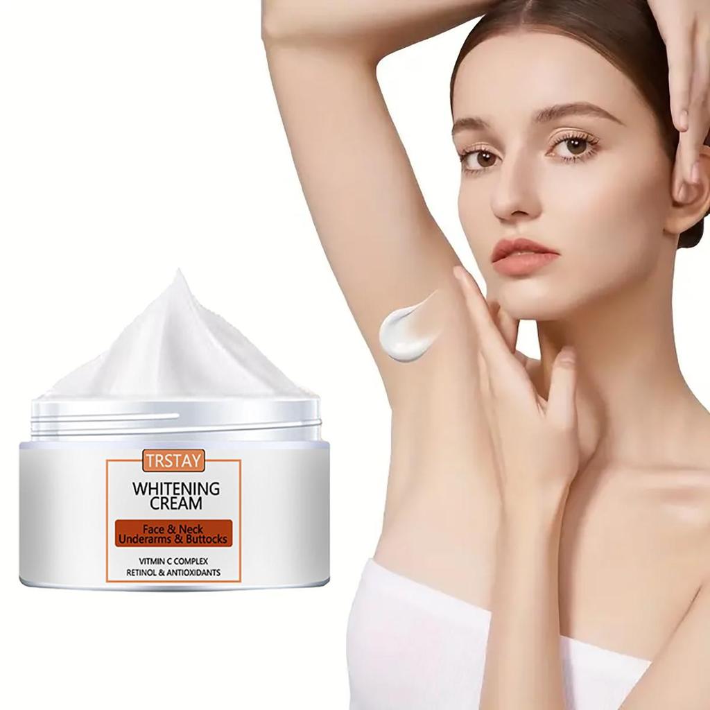 Cremă hidratantă pentru corp care luminează tenul, întărește pielea, reduce aspectul tern, este blând și non-iritant