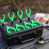 12pcs Fishing Rod Rest Head Replacement Plastic Fishing Grip Rest Head Rod Bracket Clip Fishing Accessories