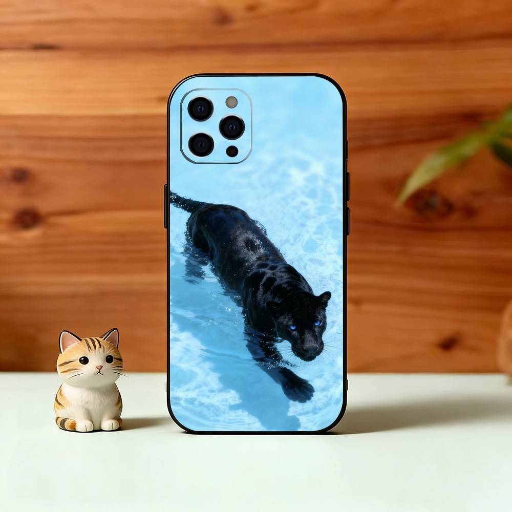 Black panther Phone Case Silicone Soft For IPhone 17 16 15 14 13 12 11 X XR Plus Pro Max Plus