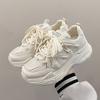 Daddy Shoes Female Ins Tide Spring Hundred Ride Height Increase Thick Bottom Small White Shoes Casual Sneakers
