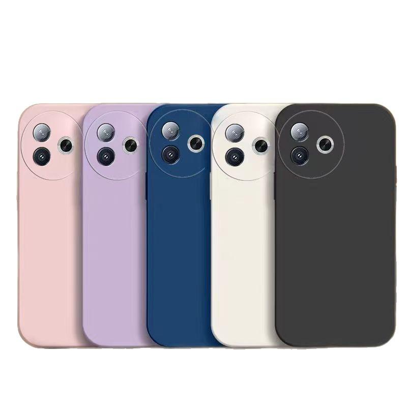 Applicable to vivoY111i mobile phone case, simple solid color Rubik's Cube liquid all-inclusive anti-drop vivo silicone straight edge soft case