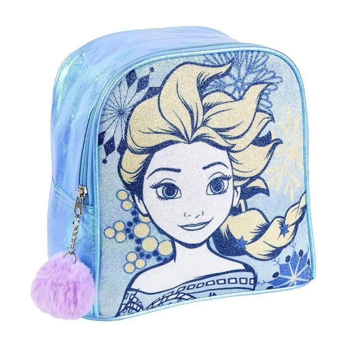 Sac à dos pour enfants - Frozen - Bleu - 18x21x10 cm - 100% PU - Licence La Reine des Neiges