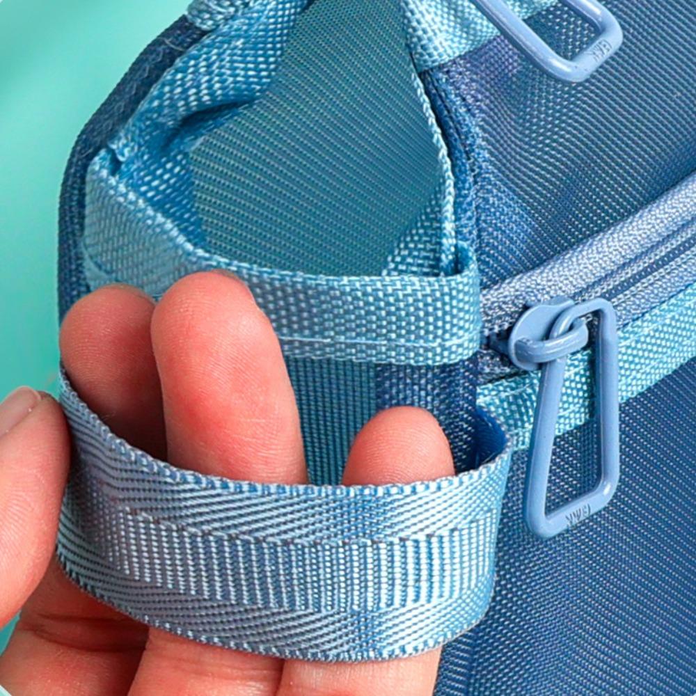 Multifunctional Mesh Zipper Pouch Bag Nylon Mesh Data Storage Bag School Office Supplies