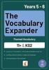 Kniha The Vocabulary Expander: Themed Vocabulary for 11+ and KS2 - Years 5 and 6