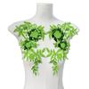 Mesh Solid Color Sequin Bead Embroidery Cloth Sticker Heavy Industry Embroidery Clothing Lace Accessories Diy Jewelry