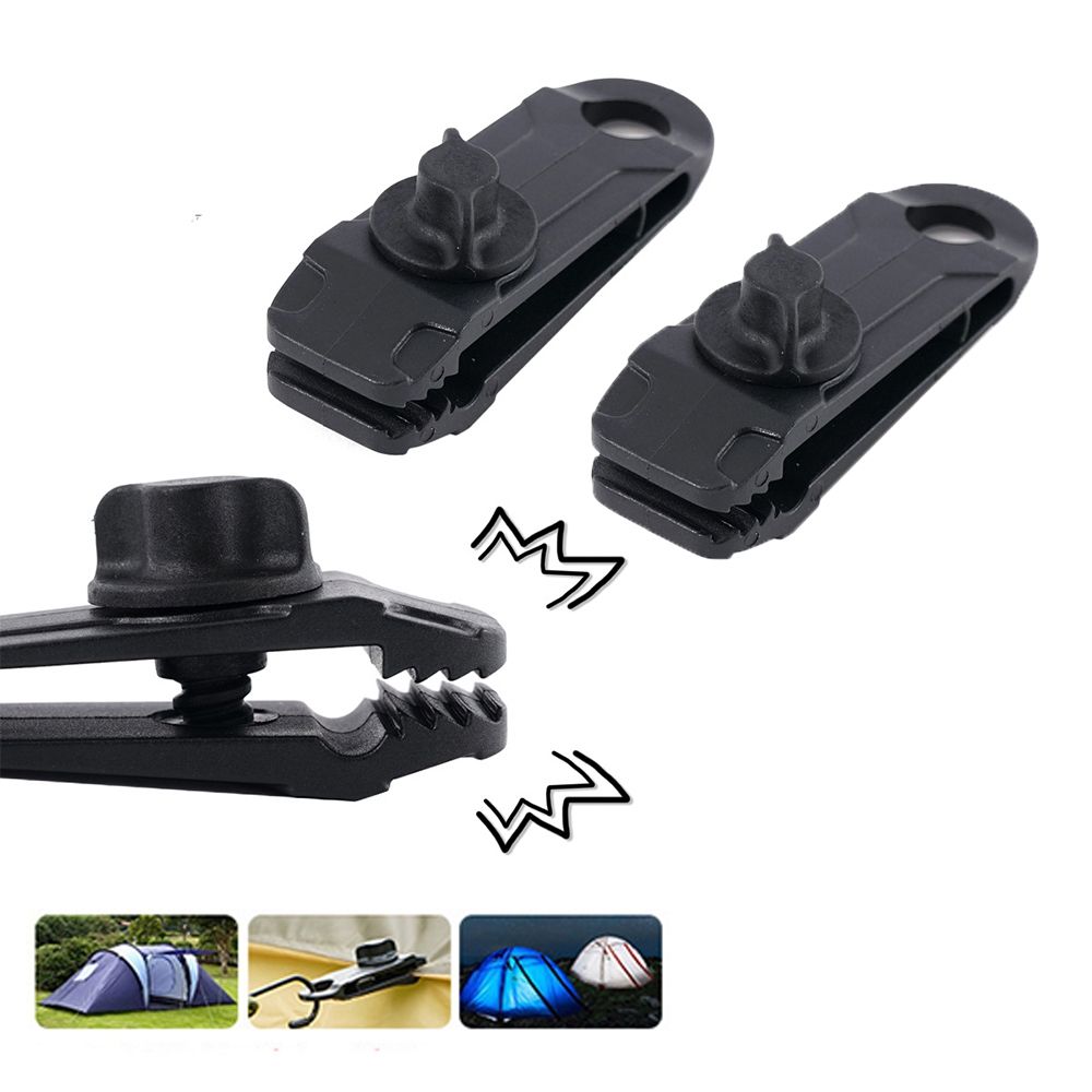 Rotatable Gripper Canvas Tighten tool Camping Tent Holder Tarp Clips Windproof Clip Hook