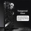Aesthetic Handwritten Text Glass phone case mobile phones for iphone 17 pro max cover for iPhone 17 16 15 14 13 12 11pm Pro Plus