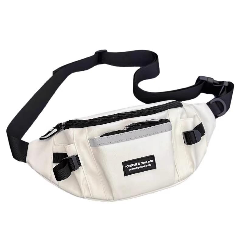 Bag Women's 2025 Summer New Messenger Bag Men's Trendy Fanny Pack Breast Bag Canvas Shoulder Dumpling Bag Luggage