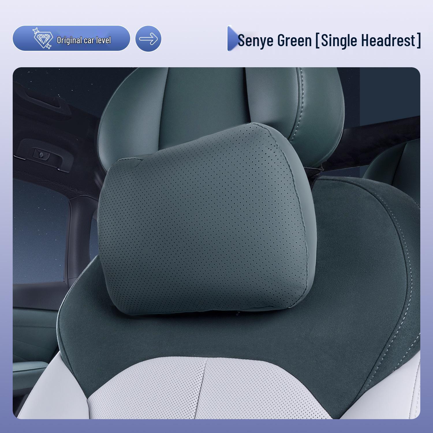 Nissan N7 Headrest Lumbar Support & Neck Pillow - Car Modification & Decoration in Original Car Color