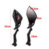 8mm/10mm Universal Motorcycle Rearview Mirror For Honda Suzuki GSX S750 S950 GSR 600 750 Benelli TRK 125 251 502X