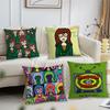 Cartoon D-Daria Fashion cushion cover Living Room Headboard Office Cushion Bedroom Cushion Sofa Nap Time Pillow Case