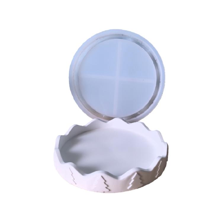 Jul-tema Silikon Hantverksform Bakplåt Livsmedelssäkra Material för Tillverkning av Resin Art Choklad Juldekorationer