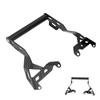 Motorcycle Phone Navigation Bracket Extender Carbon Steel 22mm Diameter Bar Replacement for TIGER 800Black