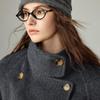 Chuyu Damen 100% Merinowolle Doubleface Langmantel