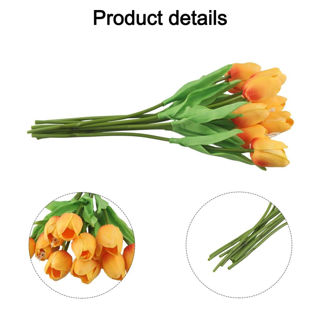 Fiori Artificiali Mini Tulipano Pianta Artificiale Decorazioni Floreali per Matrimonio
