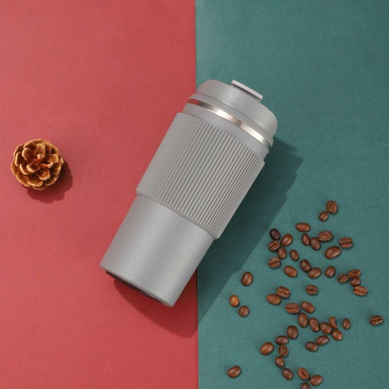 Stainless Steel Vacuum Insulated Coffee Travel Mug 480ml Leakproof Portable Cup Car Office Outdoor Use