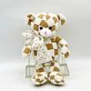Hot Selling New Teddy Beer Plush Ribbon Checkerboard Teddy Cute Plush Doll