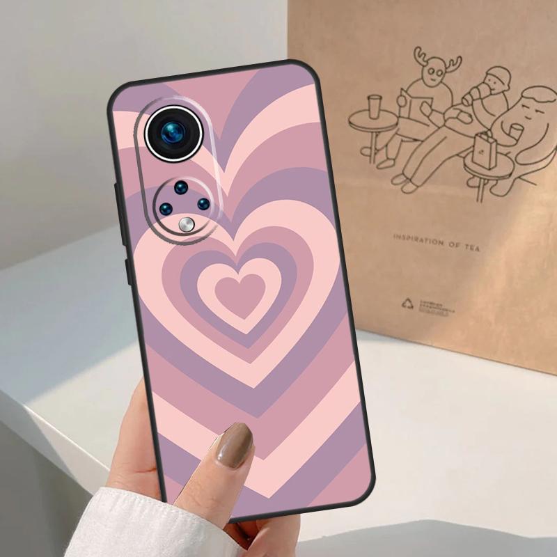 Colorful Heart Circle Love For Honor Magic 8 5 6 7 Pro Case For Honor 400 200 Lite 50 70 90 X8c X8b X9a X9b X9c X9d Win